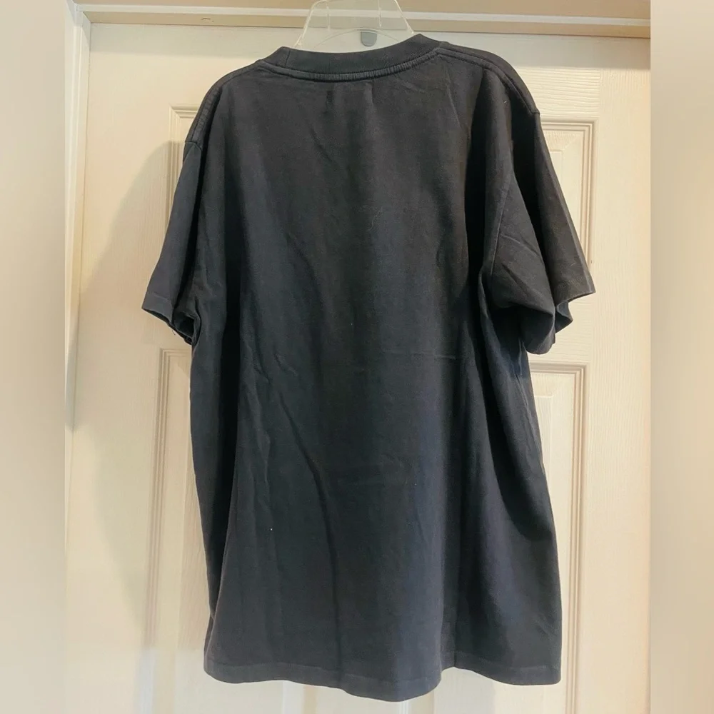 Anine Bing “Lili Tee” Basic Black Short Sleeve - Picture 6 of 7